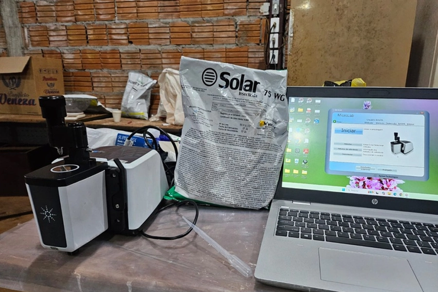 Mapa apoia Operação Purgatio com tecnologia de triagem rápida para identificação de agrotóxicos