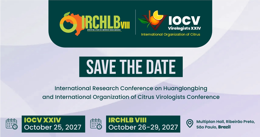 Brasil sediará próximo Congresso Internacional de Greening em 2027