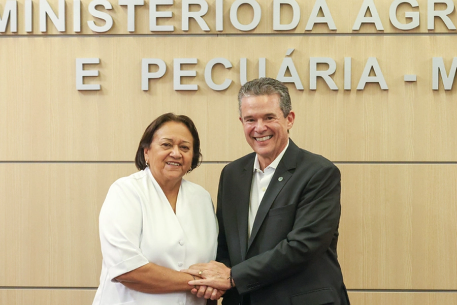Ministro André de Paula e governadora do RN dialogam sobre o desenvolvimento da agropecuária estadual