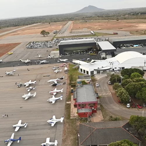 Bastidores e expansão do Aeroporto Executivo Santo Antônio