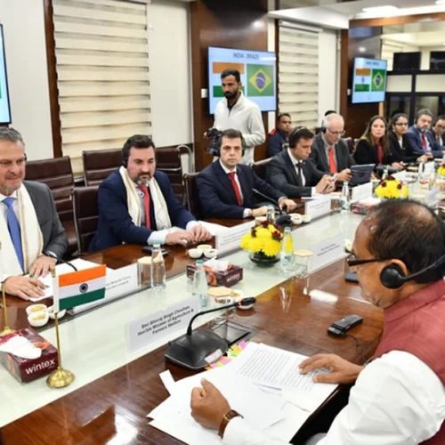 Brasil e Índia avançam em cooperação agrícola e discutem ampliação de comércio bilateral