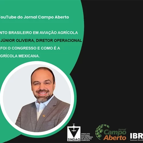 Aviação Agrícola Brasileira é referência internacional, revela Cláudio Júnior de Oliveira