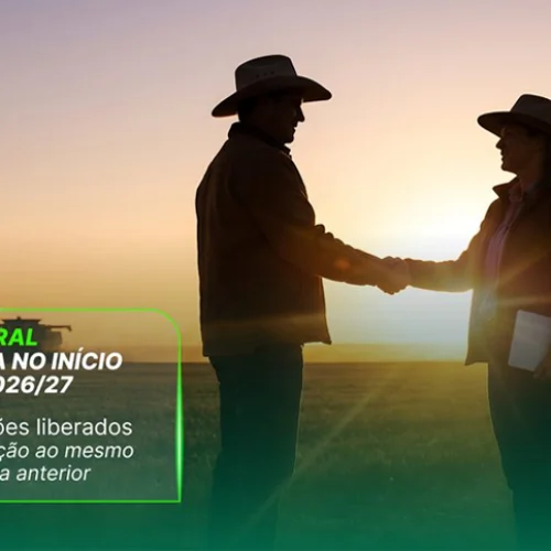 Crédito rural segue em ritmo baixo no início da safra 2026/27