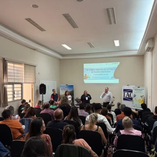 Curso do IAC-Apta destaca oportunidades e inovações no mercado de óleos essenciais