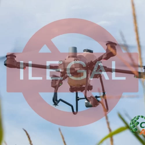 Sindag sobe o tom contra drones agrícolas ilegais