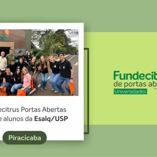 Fundecitrus Portas Abertas recebe alunos da Esalq/USP