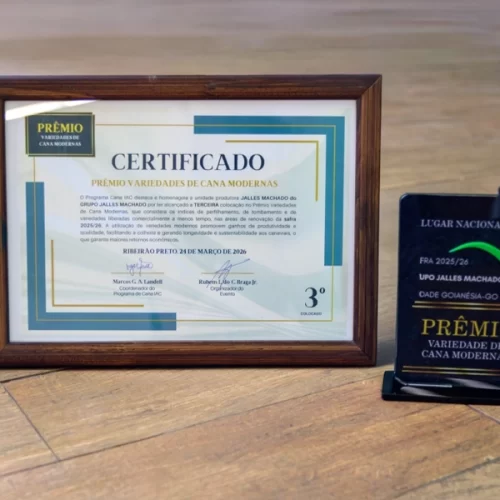 IAC-APTA entrega Prêmio de Variedades de Cana Modernas