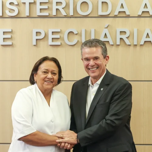 Ministro André de Paula e governadora do RN dialogam sobre o desenvolvimento da agropecuária estadual